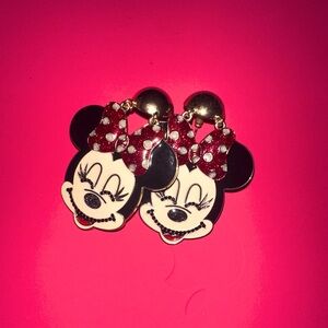 Minnie Mouse Statement Earrings